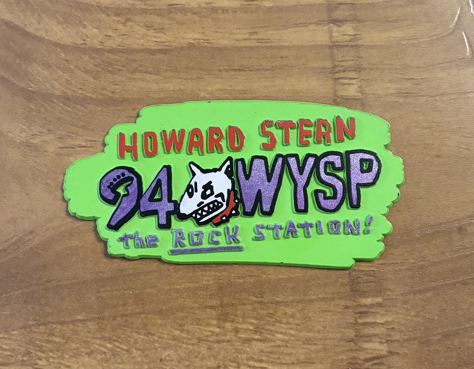 Howard Stern 94 WYSP The Rock Station Vintage Refrigerator Magnet RARE