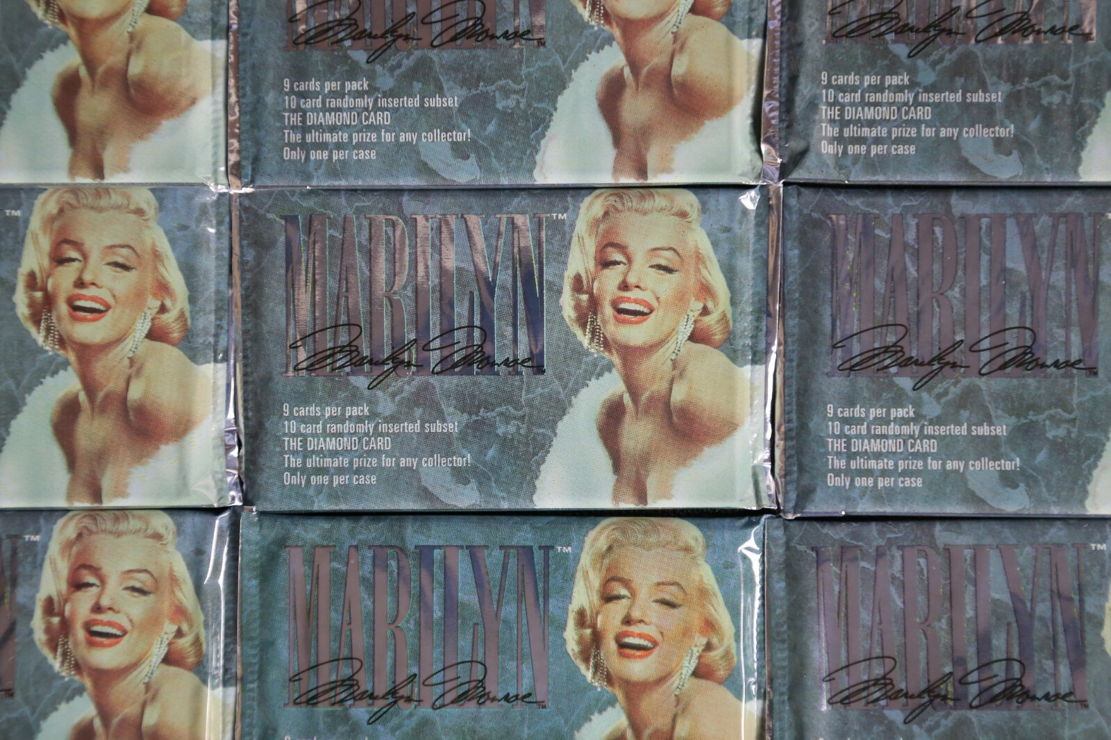 💎1993 OFFICIAL MARILYN MONROE SPORTS TIME DIAMOND TRADING CARD SEALED PACKS💎