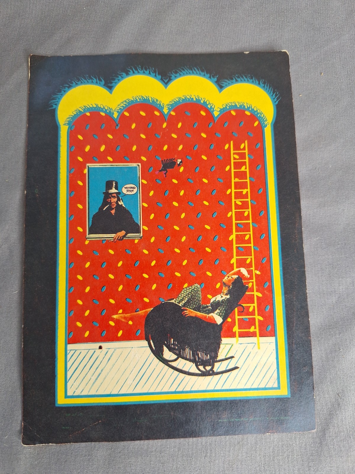 Genesis Mother Earth Avalon Ballroom SF 1968 FD-102 Fried Postcard Original Vtg