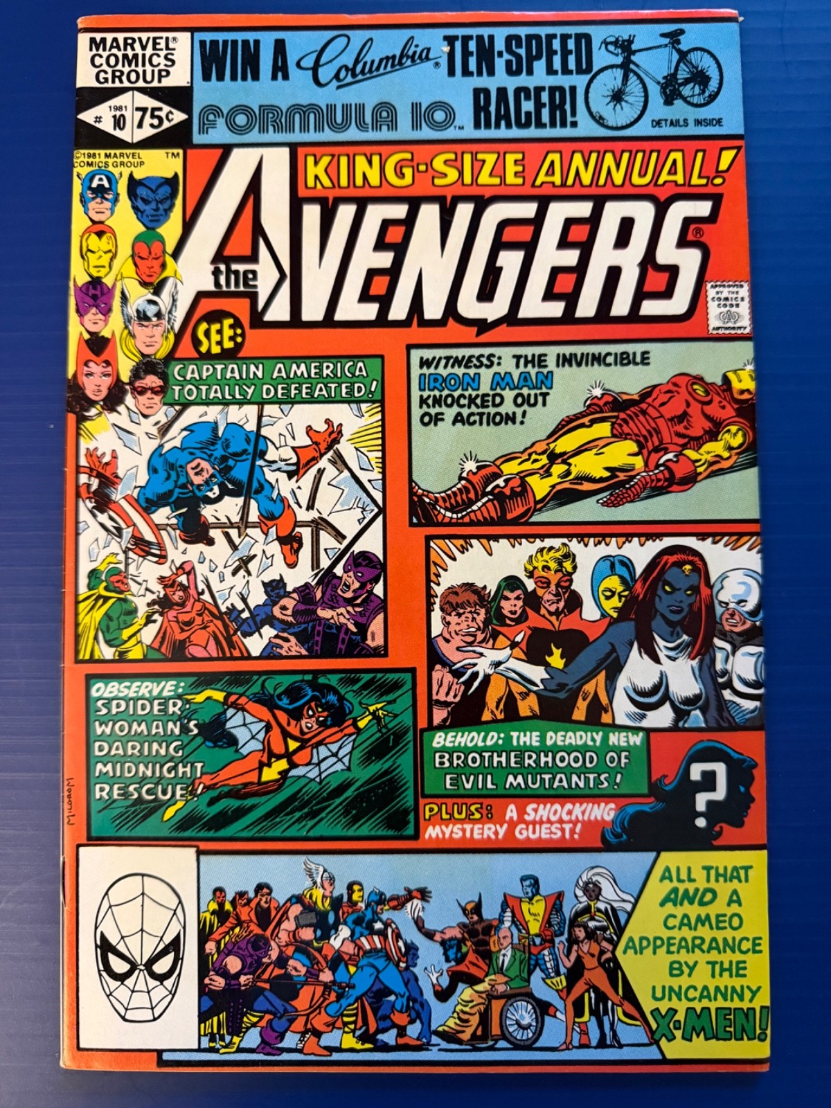 AVENGERS ANNUAL #10 1st APPEARANCE OF ROGUE 1st MYSTIQUE COVER APPEARANCE