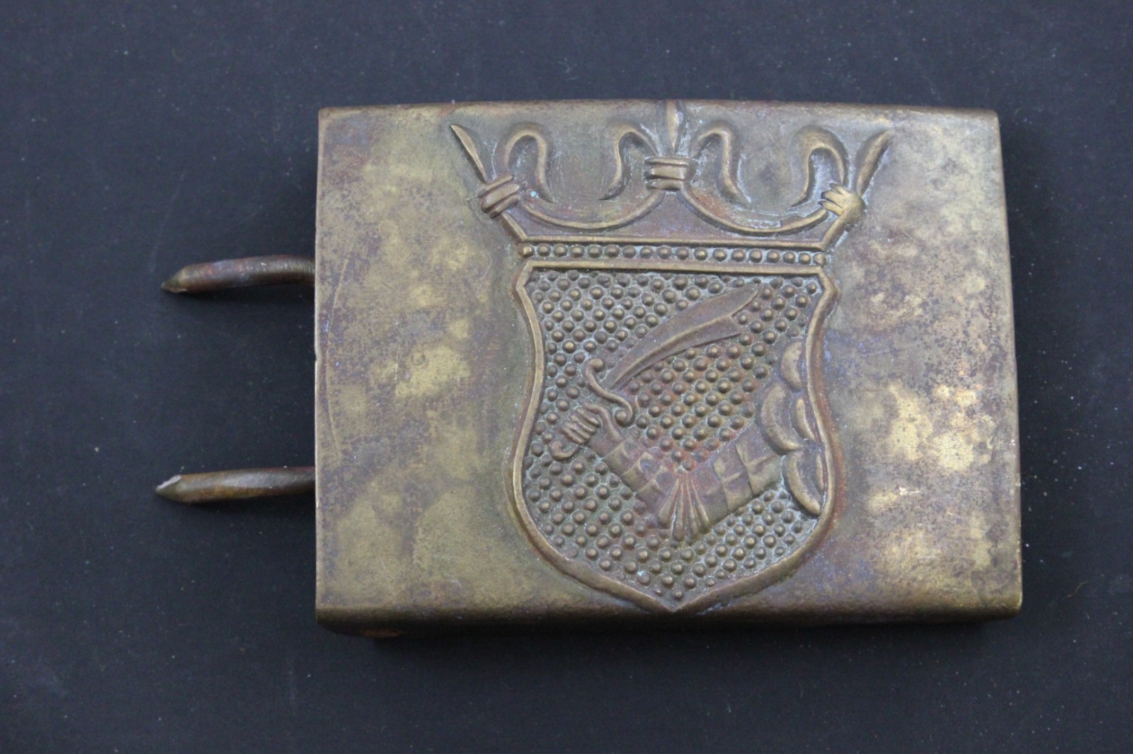 Austro-Hungarian WWI Bosnian Gendarmerie Enlisted Belt Buckle Brass
