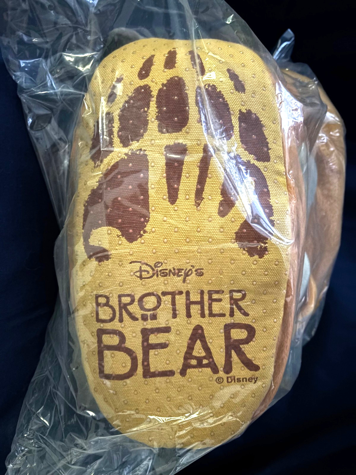 EXTREMELY RARE Factory sealed, promotional Brother Bear slippers from Disney
