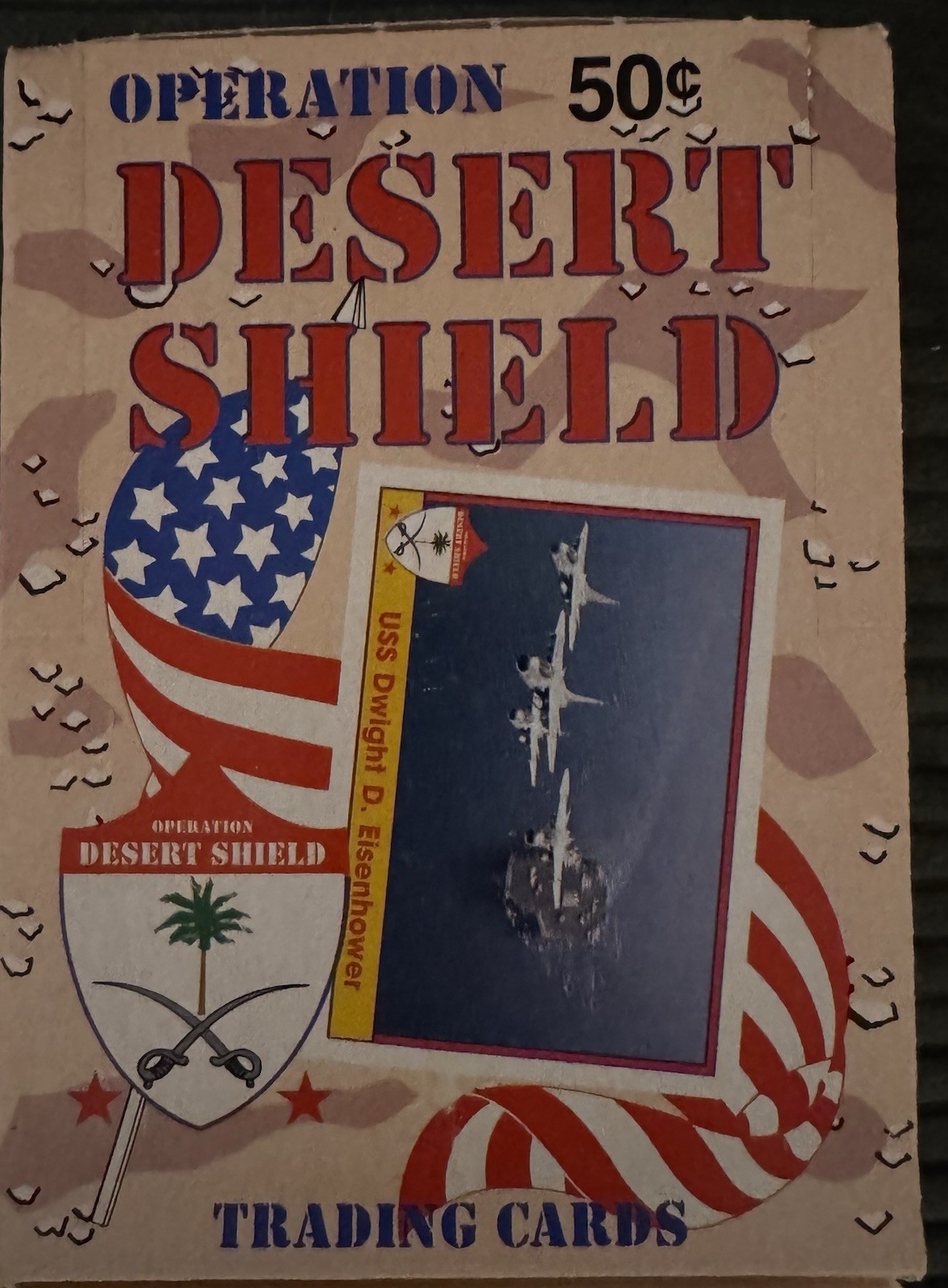 1991 Desert Shield Wax Box Case Fresh 36 Sealed Packs 🔥🔥🔥