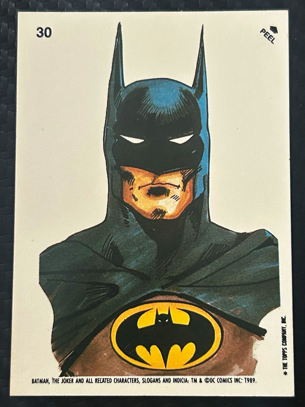 Topps 1989 Batman Complete Series 1 & 2 Bonus Cards And Stickers MINT