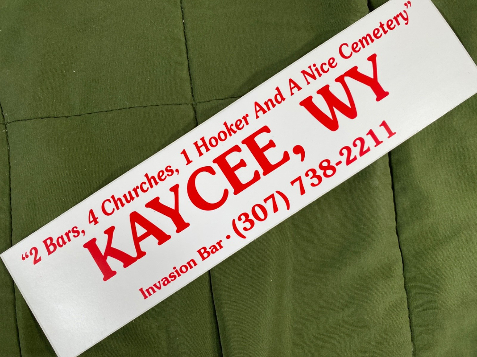 1980s KAYCEE, WYOMING vintage 3