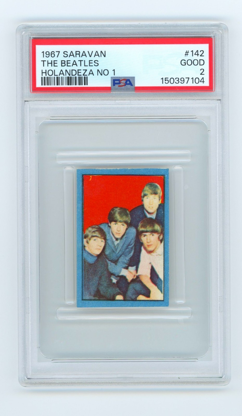 VERY RARE 1967 Saravan Holandeza Beatles (PSA 2) (POP 3/4 Higher)