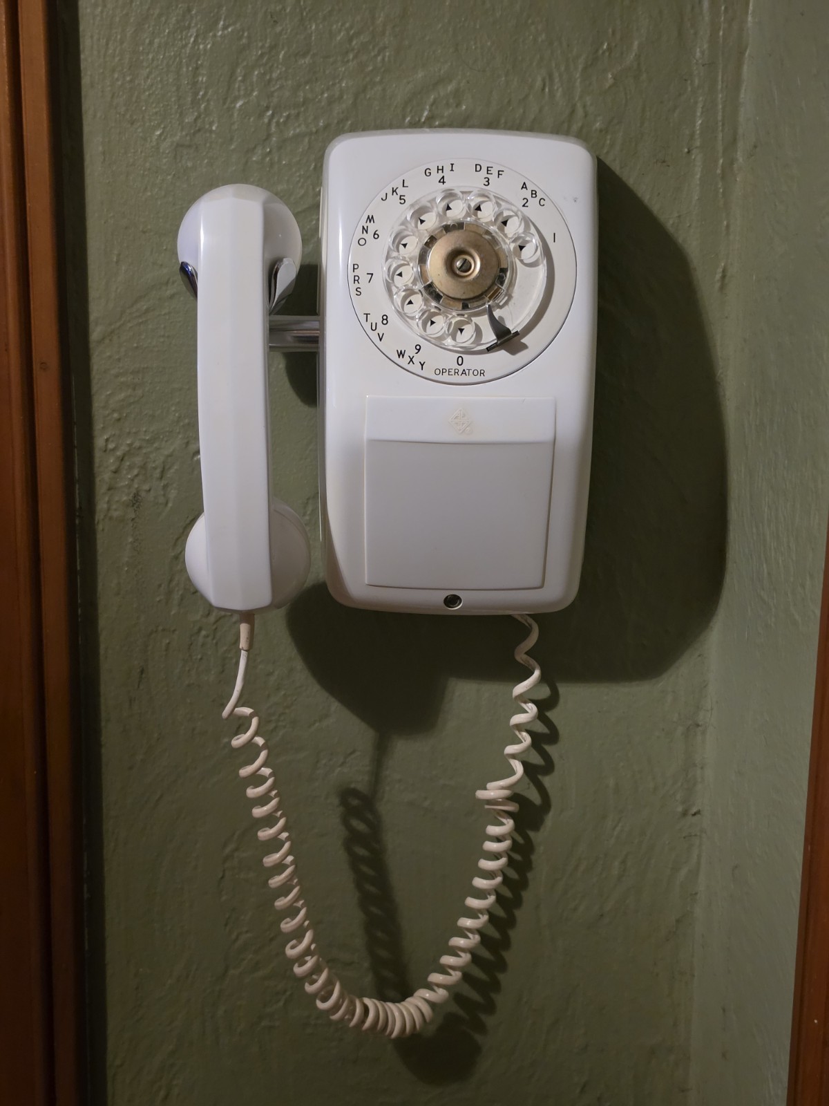 Vintage Automatic Electric White Wall rotary phone