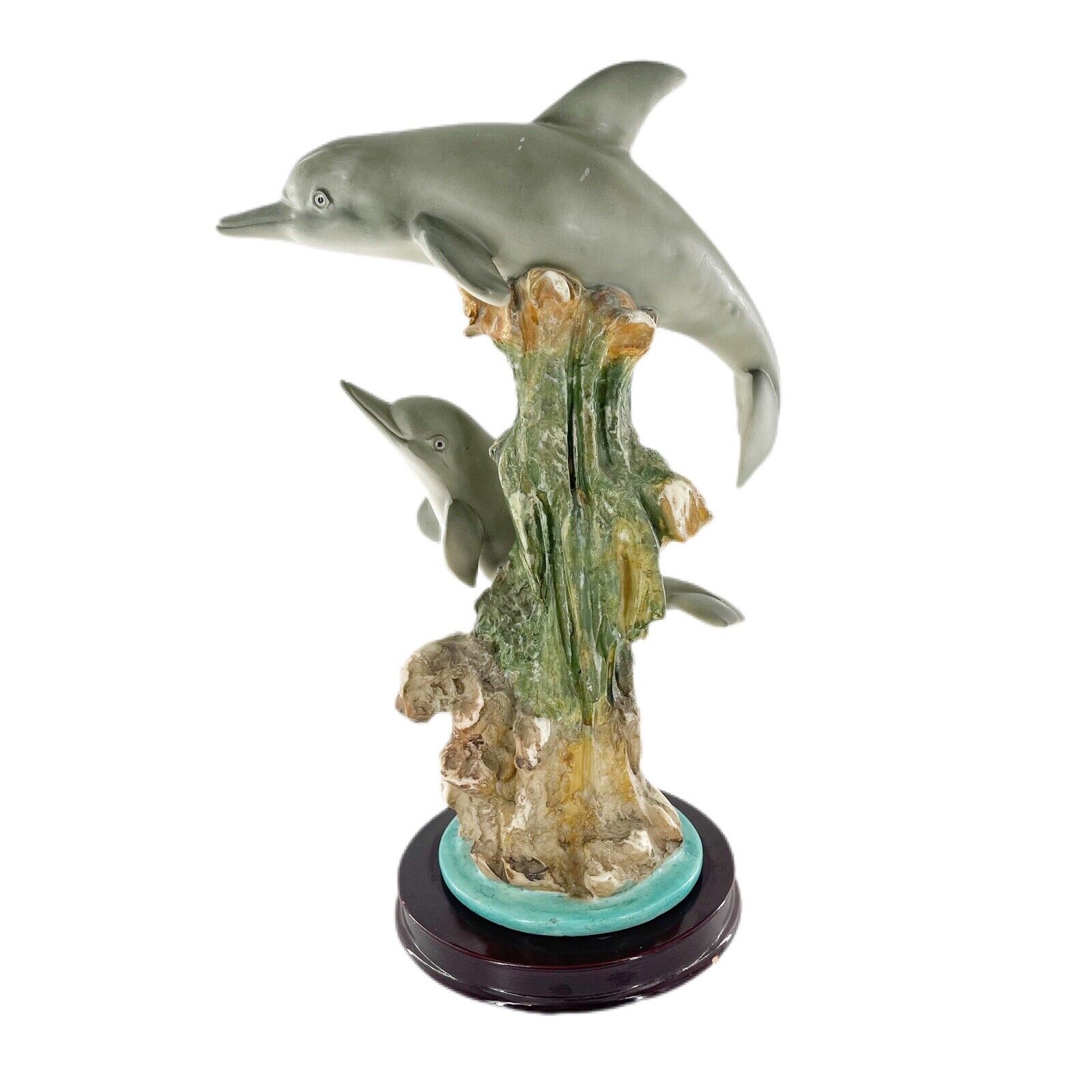 Dolphin Figurine Sea World Souvenir Ocean Decor Beach  Collectible Seaworld Read