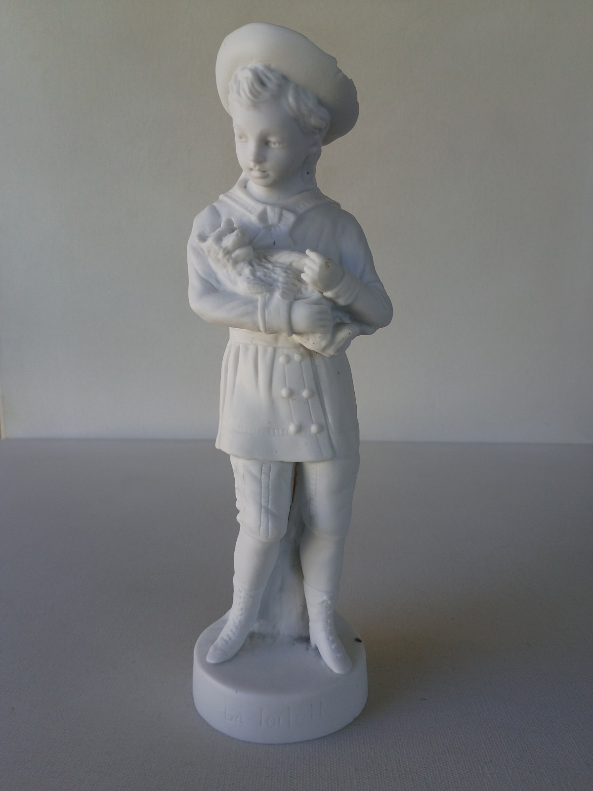 EARLY ANTIQUE FRENCH PARIAN BISQUE PORCELAIN 