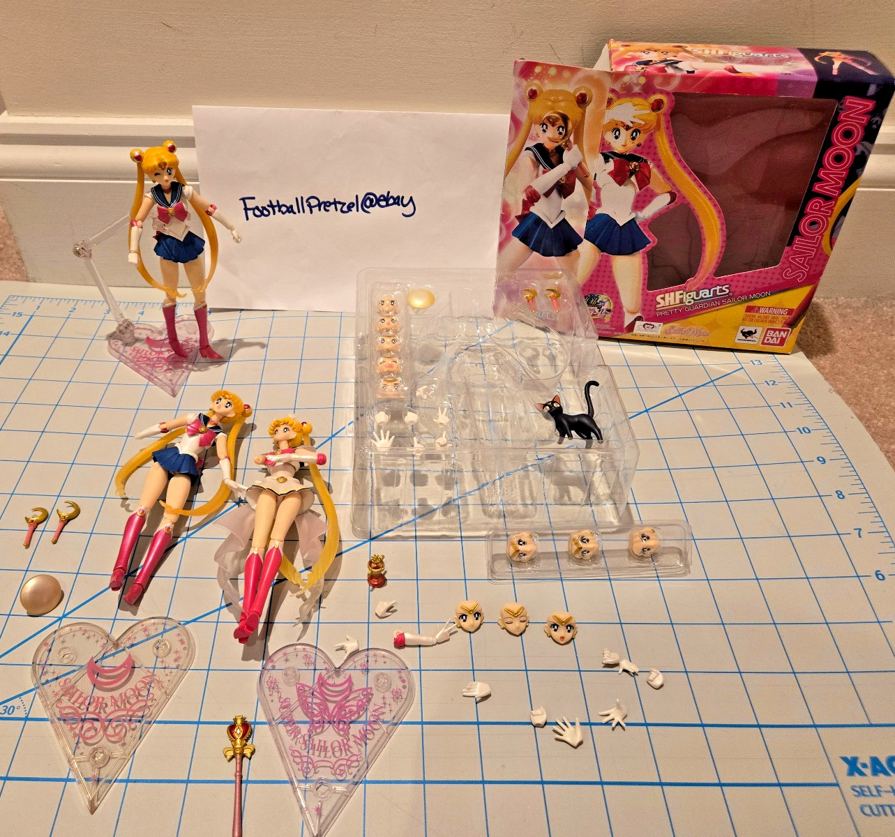 2013 Bandai S.H.Figuarts Figure SAILOR MOON lot Super READ parts