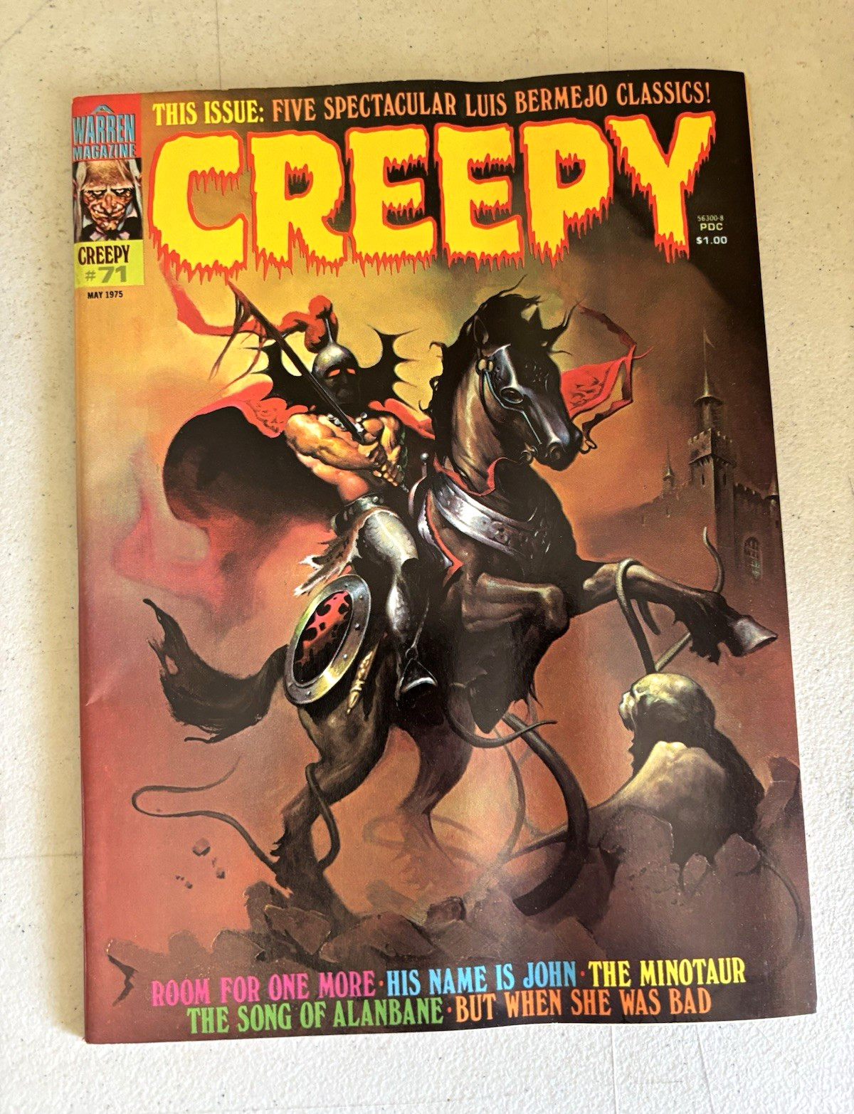 Warren Creepy #71 Illustrated Horror & Monster Comics Magazine May 1975 English