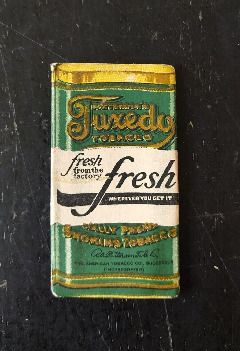 HTF Antique PATTERSON'S Fresh Tuxedo TOBACCO Cigarette Rolling Papers American