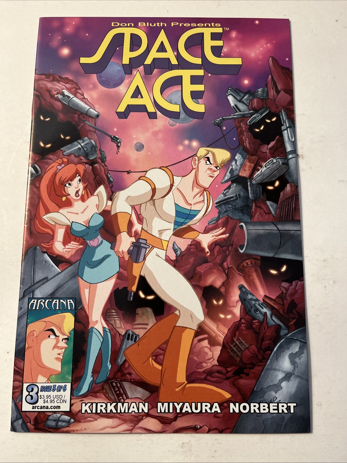 SPACE ACE #3 Arcana Comics 2009 1st Print Robert Kirkman VF/NM