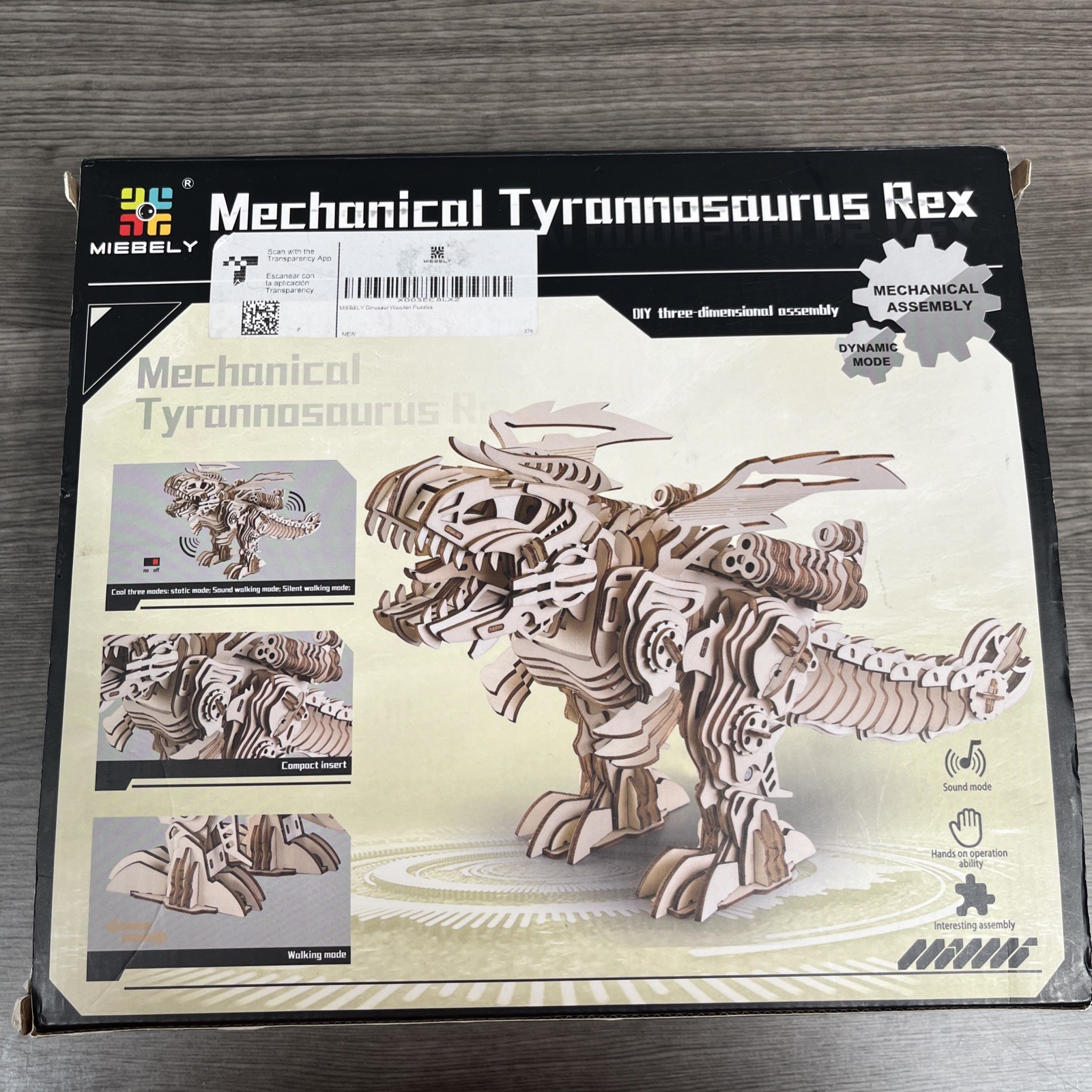 Miebly Mechanical Tyrannosaurus Rex Puzzle Articulating Figure