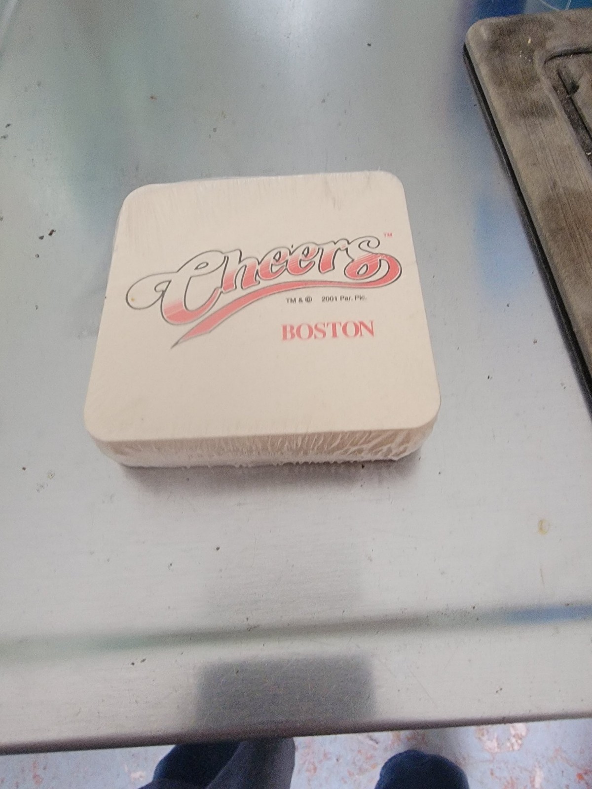 Vintage 2001 Cheers Boston Beer Coasters Sealed Pack Approx 25 Paramount
