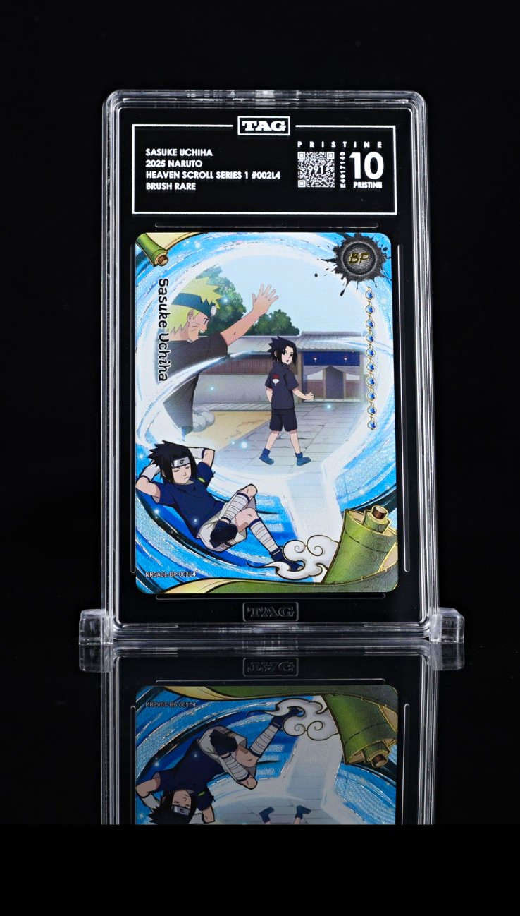 Sasuke Uchiha NRSA01-BP-002L4 Kayou Heavens Scroll Series 1 Eng Tag Prestine 10