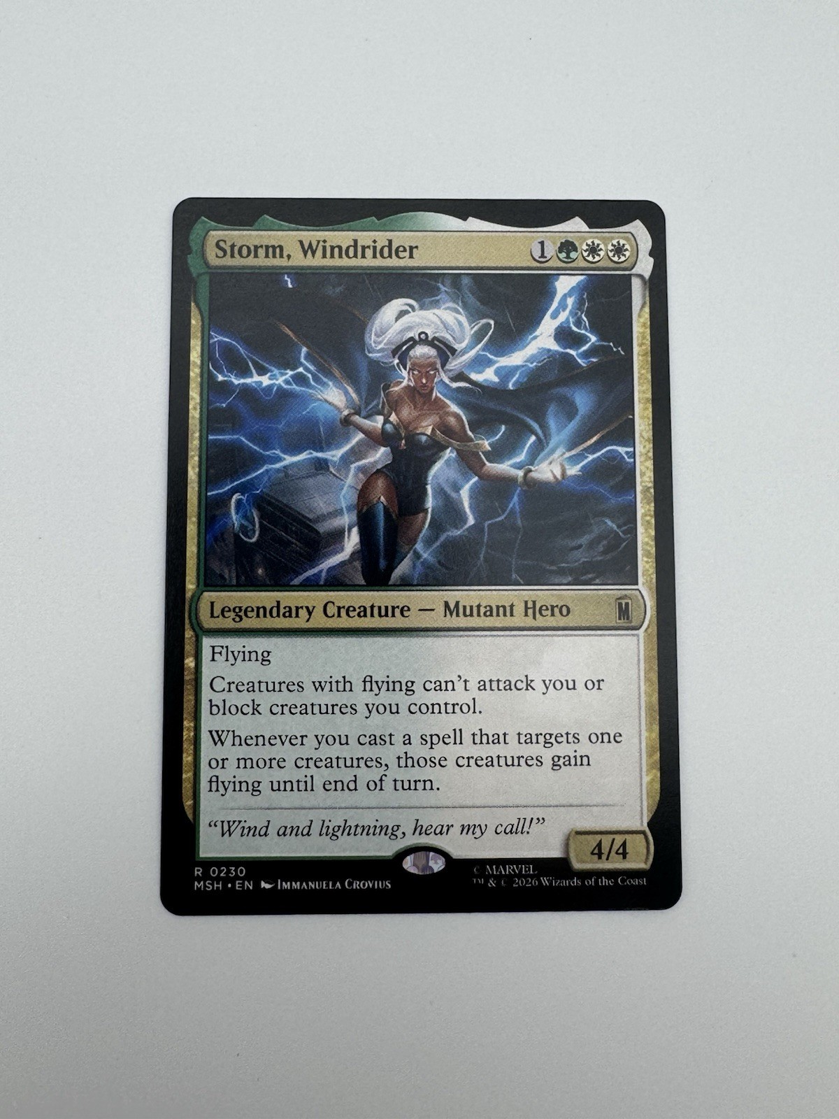 Storm, Windrider - Marvel Super Heroes (MSH) 230 Regular NM Magic MTG