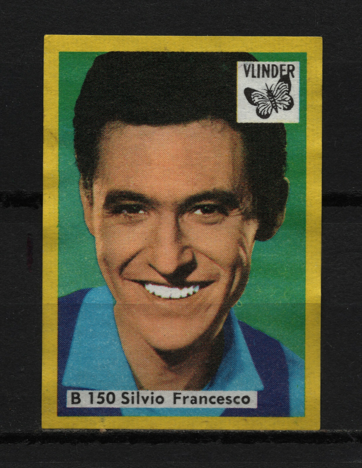 Silvio Francesco Vintage 1960s Matchbox Label
