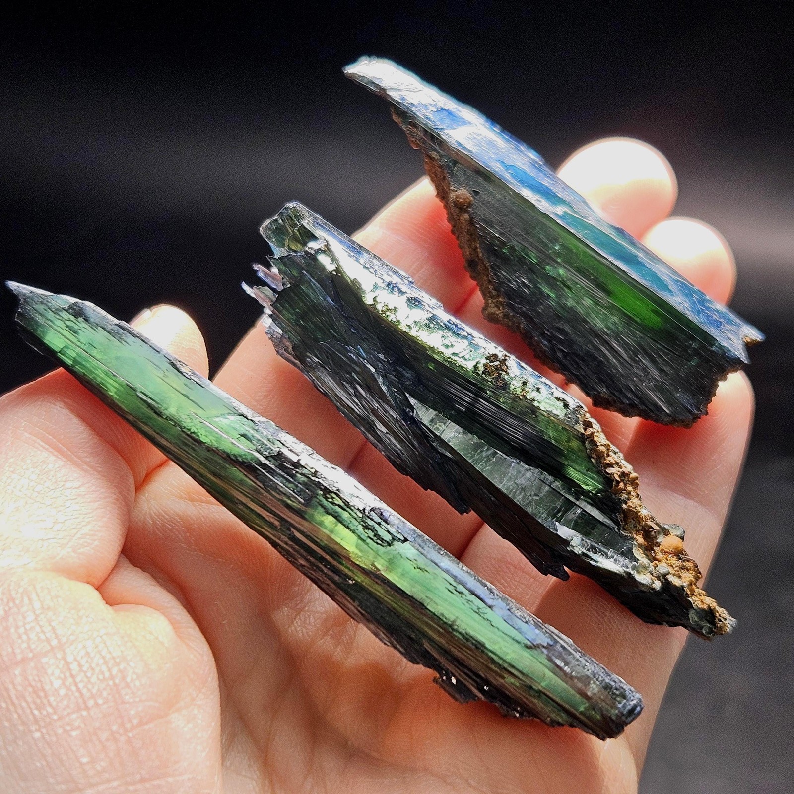Vivianite Crystal Cluster (12-20g)