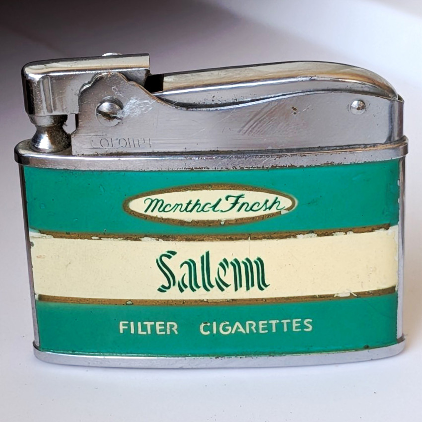 Salem Brand Vintage Green- Japan Style Pocket Lighter