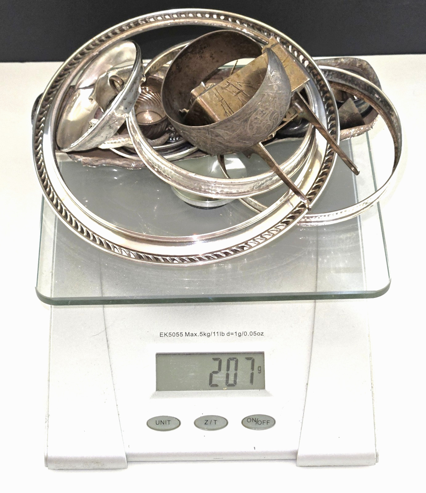 Antique Sterling Silver Scrap Lot 207 grams