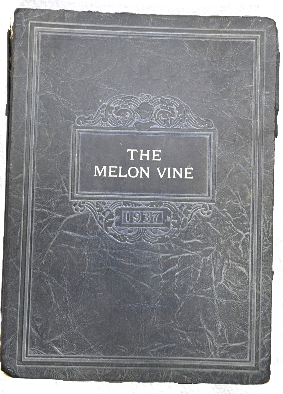 Vintage 1937 Weatherford TX High School Yearbook Melon Vine