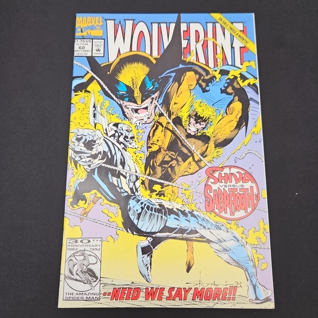 Marvel Comics Wolverine #60 September 1992 Larry Stroman Cover