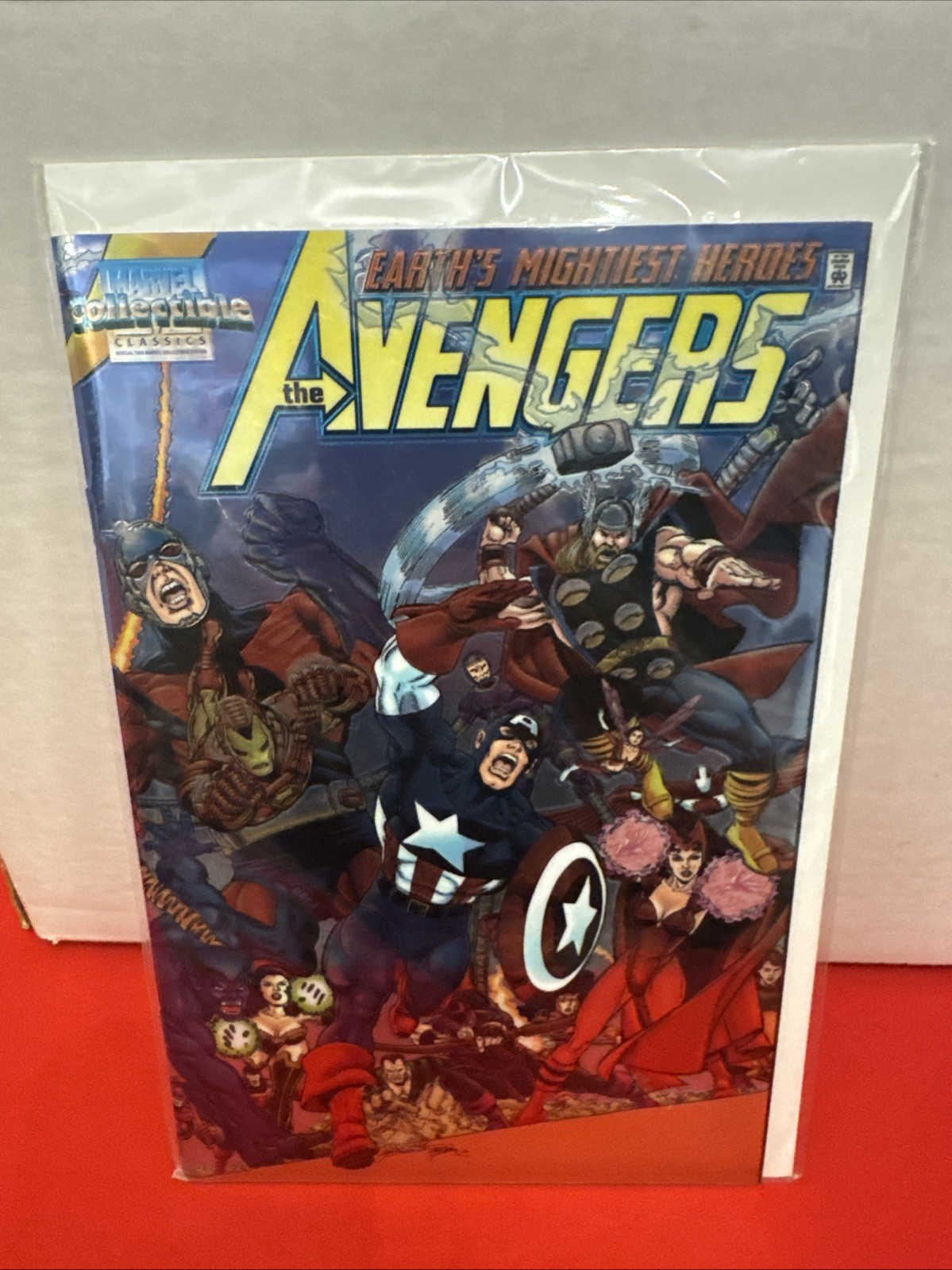 Marvel Collectible Classics: Avengers #1 (1998); Chromium cover, George Perez