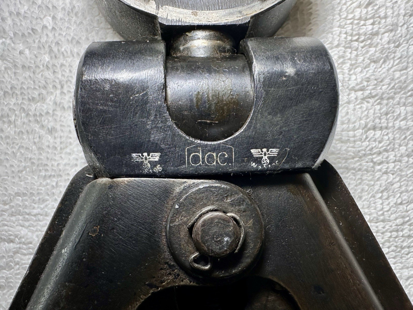 Original Nice Marked German Army WWII MG34 Bipod Zweibein World War Two Axis