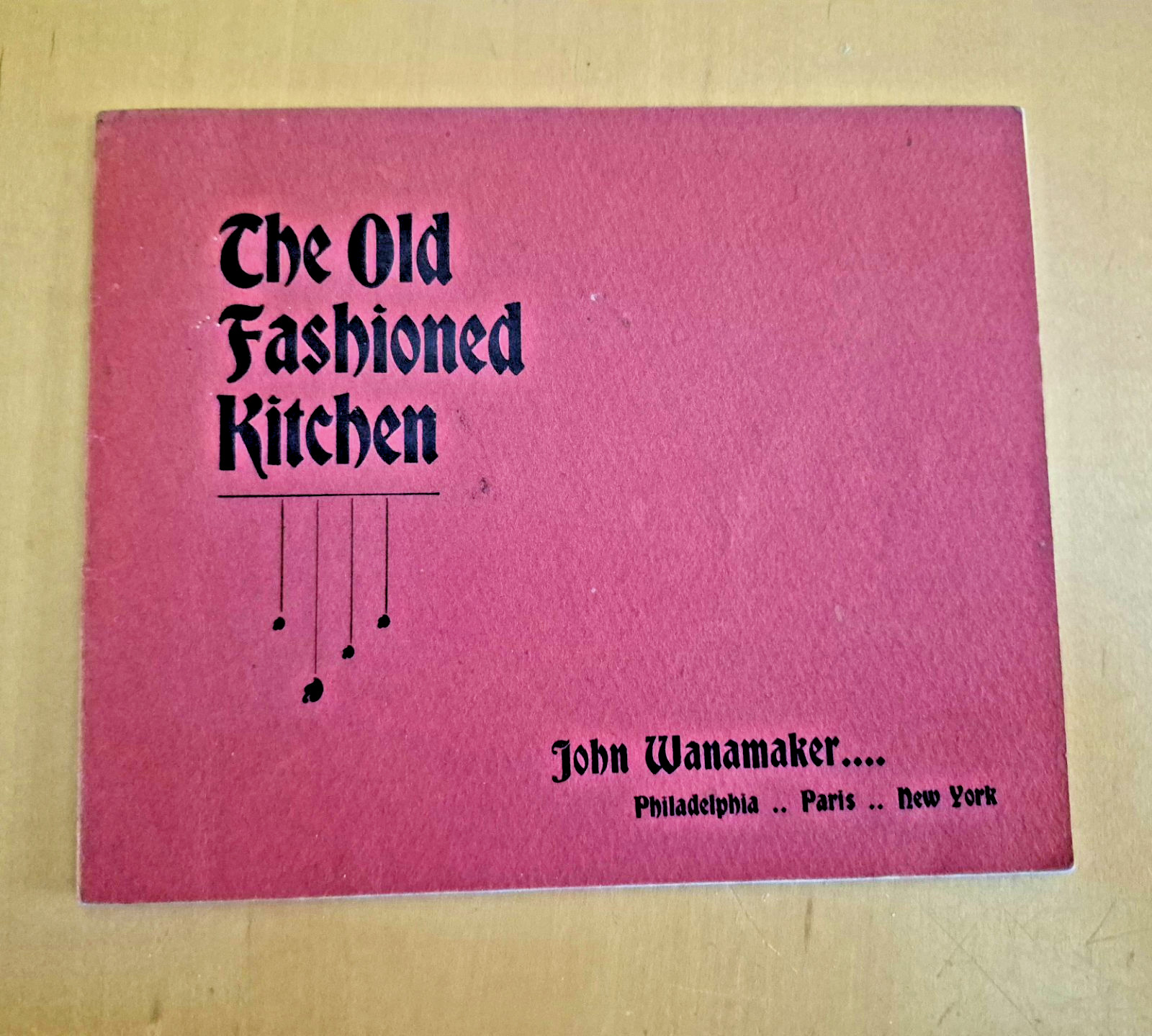 Antique Turn-of-the-Century Advertising Story Booklet The Old Fashioned Kitchen