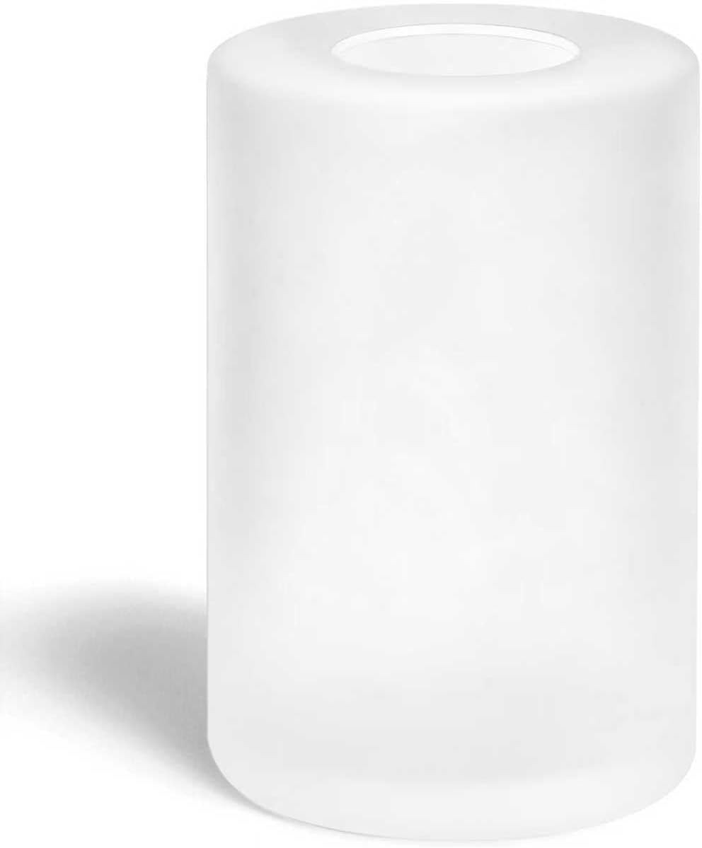 Frosted Glass Lamp Shade Replacement,Cylinder Glass Lamp Cover