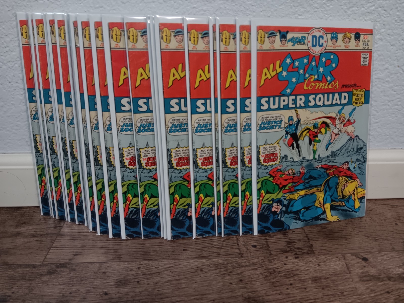 ALL-STAR COMICS #58 23 COPIES MIDGRADE WP V1 DC 1976 1ST POWER GIRL 