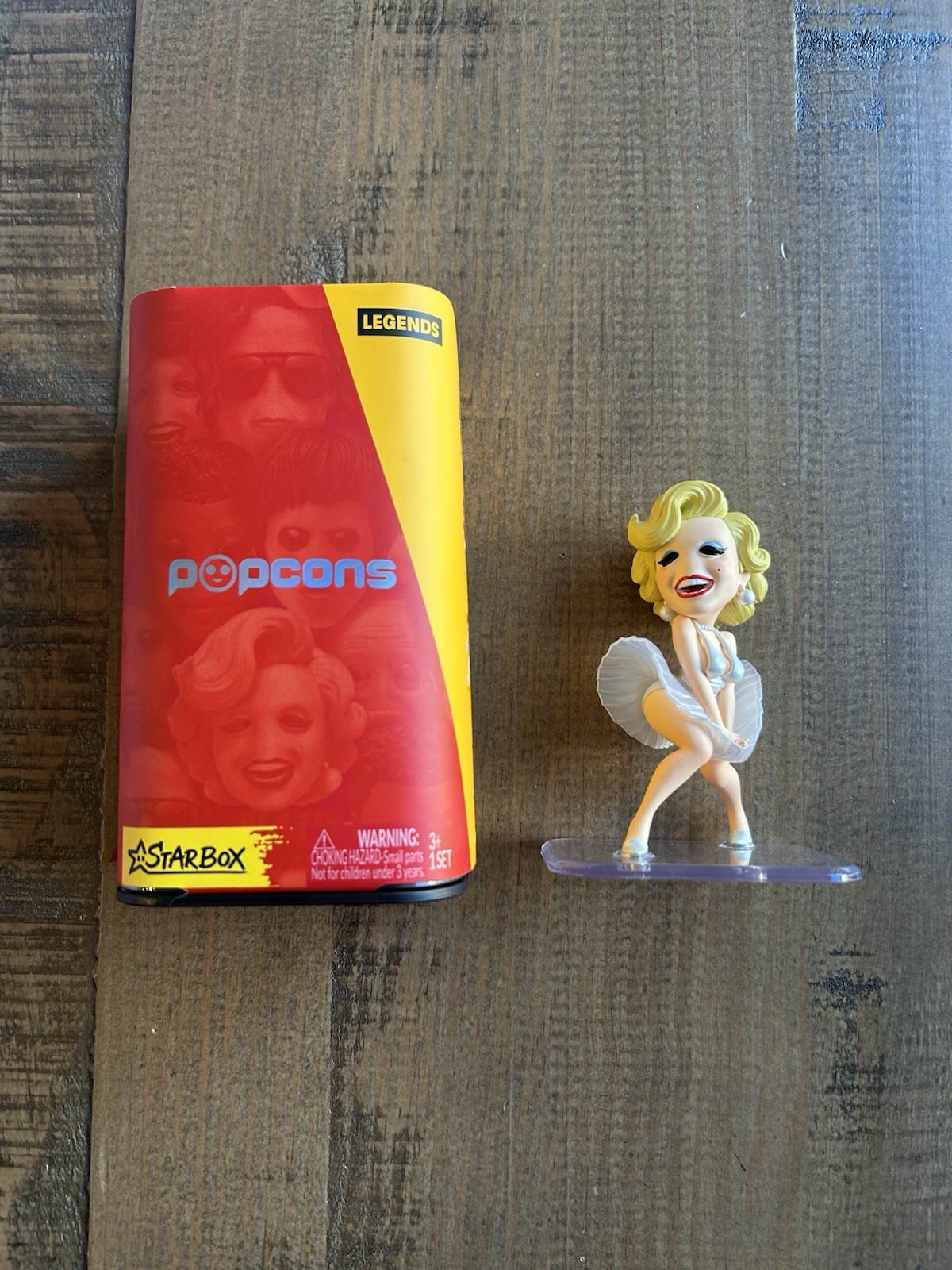 ZURU Starbox POPCONS Legends Marilyn Monroe Blind Box Action Figure Open Box