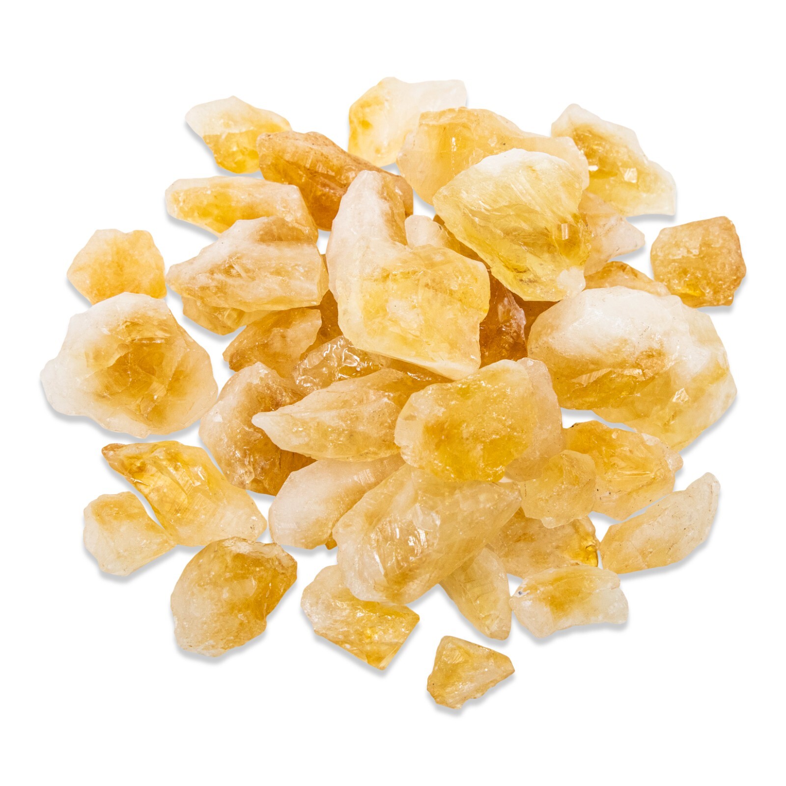 Citrine Crystal Chunks - Raw Citrine Bulk - Healing Crystals 1/2 LB - 2 LBS