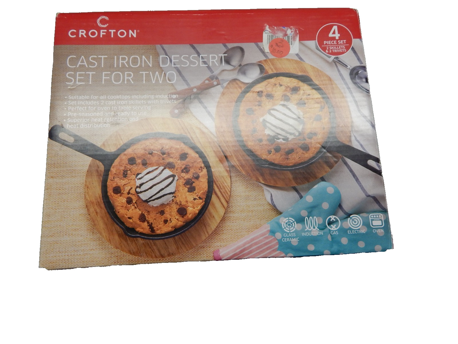 Crofton Cast Iron Dessert Set for Two