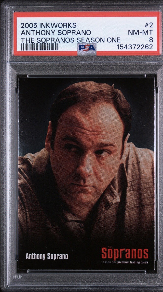 2005 Inkworks The Sopranos #2 Tony Soprano Rookie PSA 8 🔥 CARD HARD GRAD 🔥