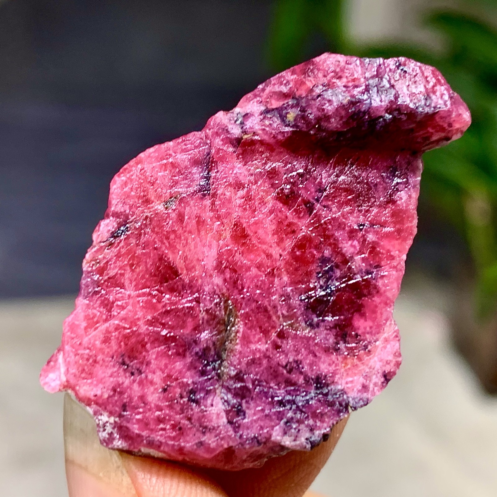 18G Natural rhodonite Gorgeous rough raw Crystal Mineral Specimen