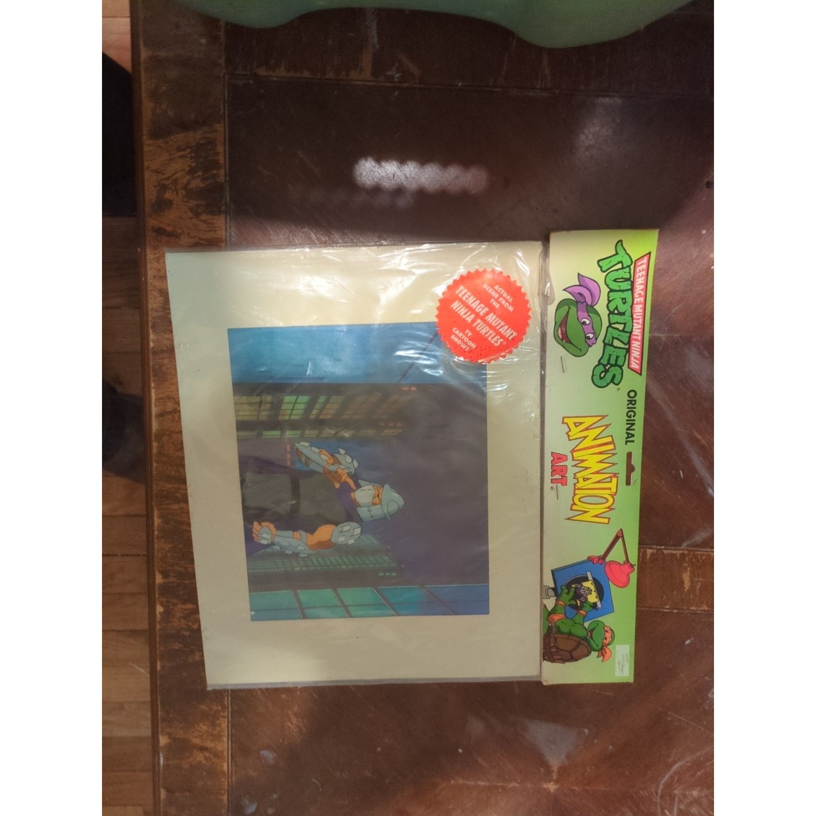 TMNT Original Animation Cel Actual Scene from TV Cartoon - SHREDDER