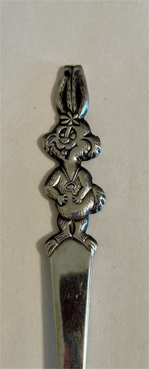 Vintage Nestle Quik Bunny Rabbit Stainless Steel Spoon 7\