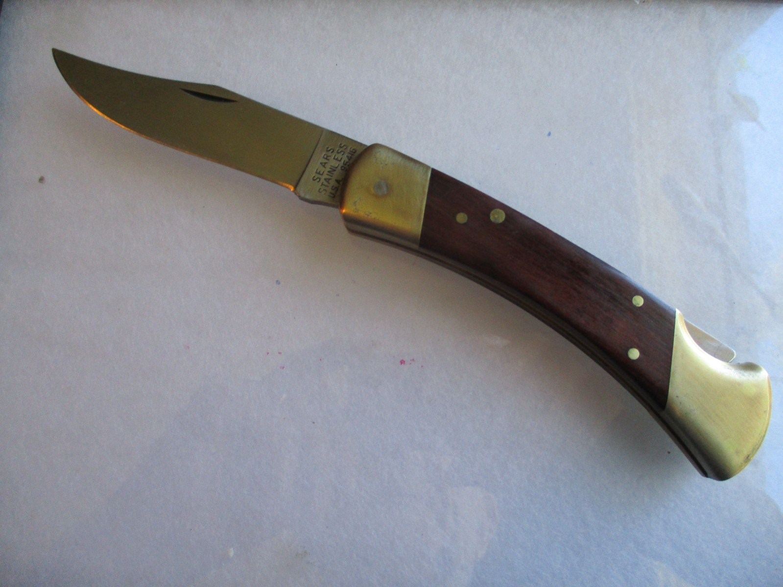 Vintage Sears Stainless USA 95416  Pocket Knife