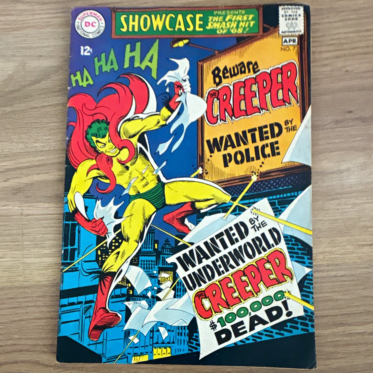 DC Showcase #73 Beware the Creeper Creeper 1968 Silver Age Steve Ditko