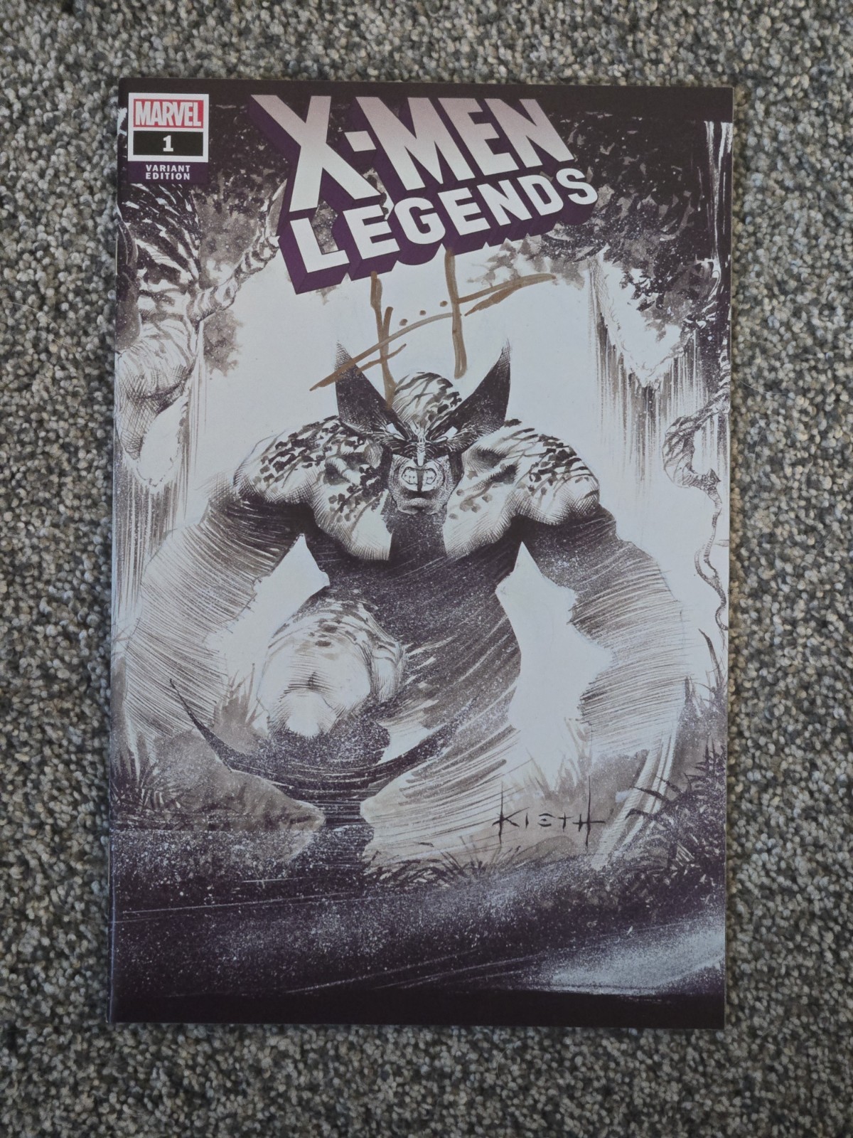 X-Men Legends #1 (2021) SIGNED BY Sam Keith Clover Press Exclusive Variant 🔑 