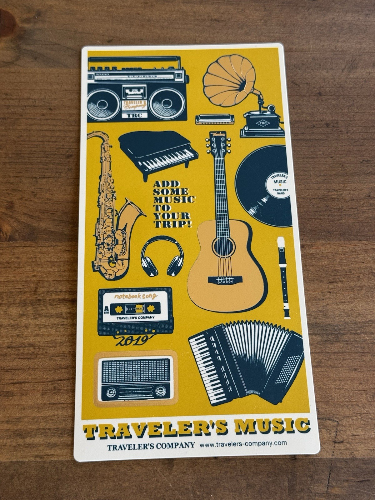 Traveler's Notebook Pencil Board Underlay 2019 Regular Size - U.S. Seller