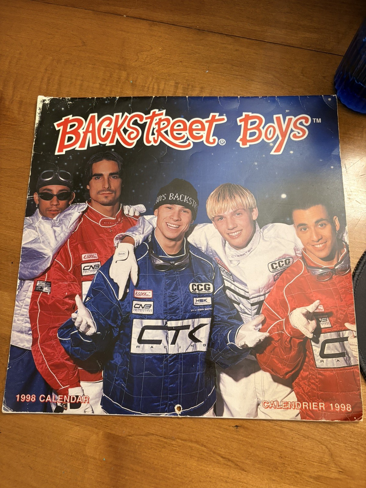 1998 Backstreet Boys Official Wall Calendar Complete Vintage Trends Canada Rare