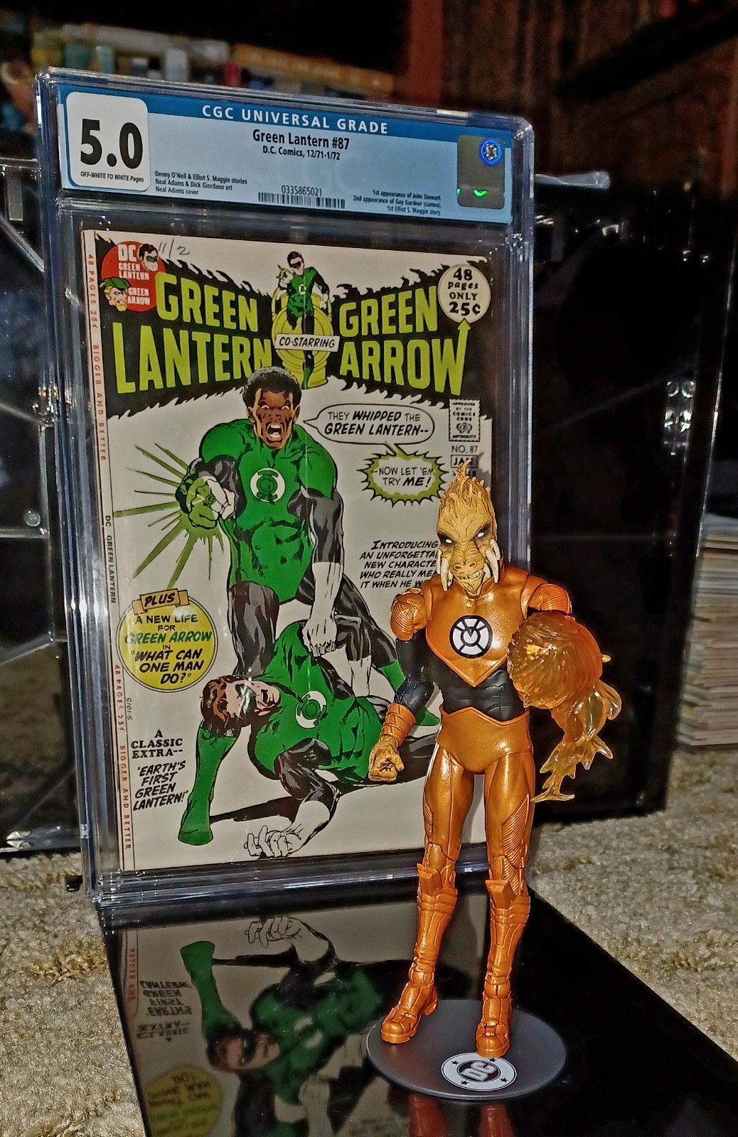 GREEN LANTERN #87 CGC 5.0 1972 DC COMICS 1st APPEARANCE JOHN STEWART 