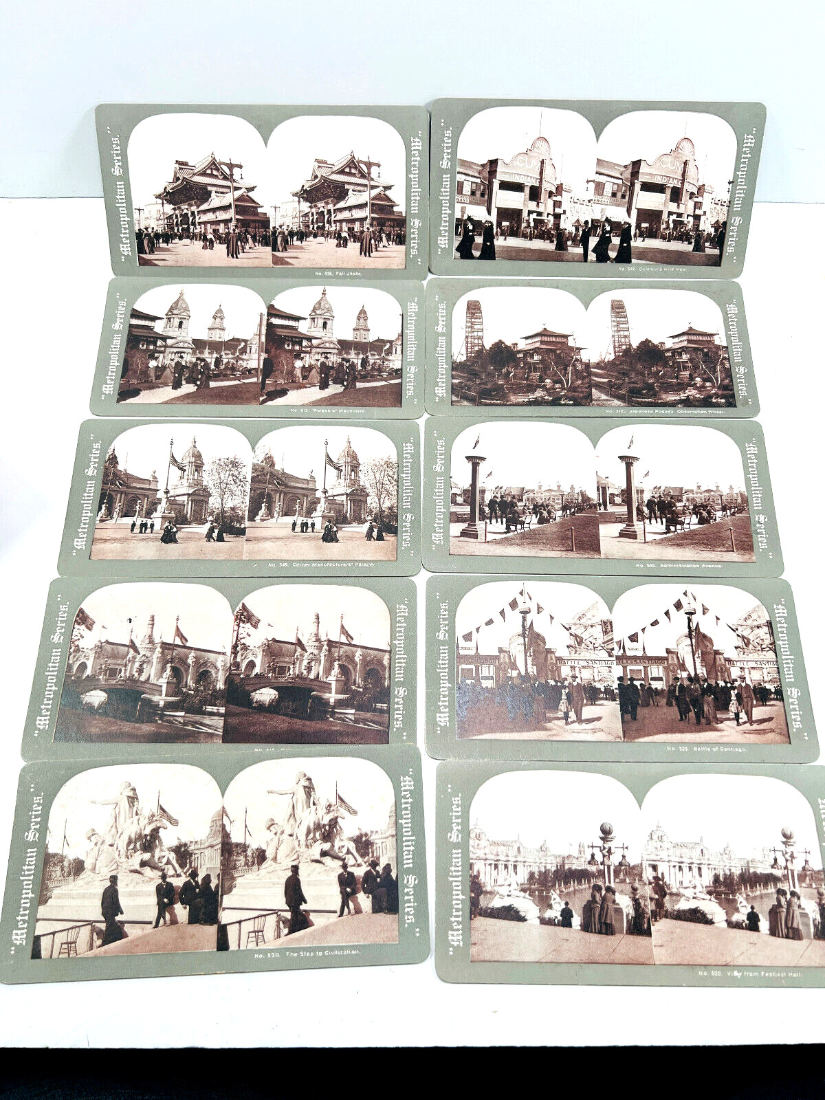 antique 1904 St. Louis Exposition Louisiana Purchase LOT (24) wild west show