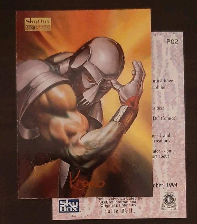 1995 Skybox Master Series Kromo HWDC Promo Prototype Card #P02 Julie Bell