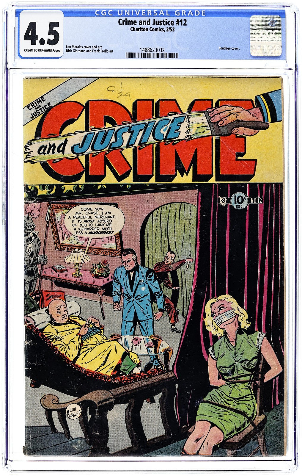 Crime and Justice #12 CGC 4.5 1953 1488623032