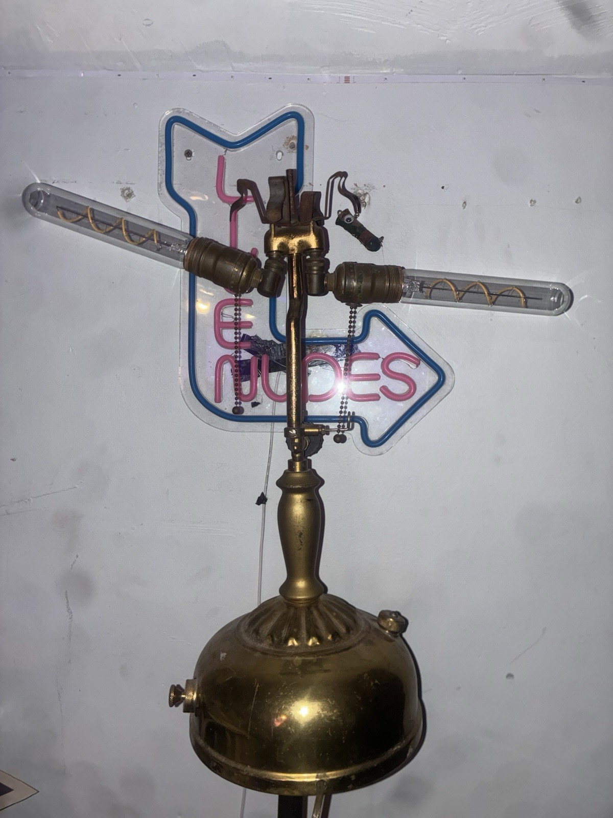 Antique 1935 Coleman Lamp Steampunk Edison Lamp Conversion 