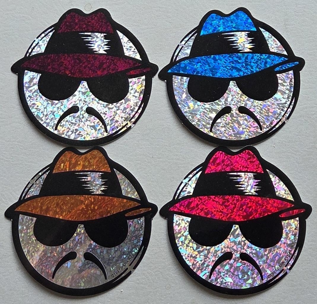 4 VTG 1997 Lowrider Magazine Face Logo Vending Machine Stickers Park Ave Publish